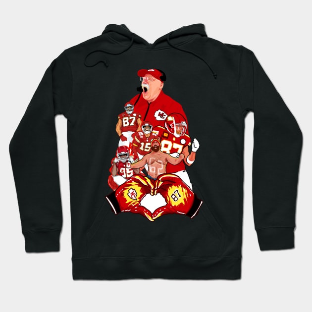 Kansas city chiefs Hoodie by Mic jr